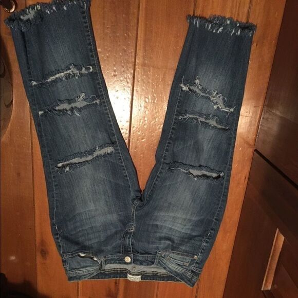 Girls Aeropostale Jean shorts size 13-14 - Picture 3 of 6